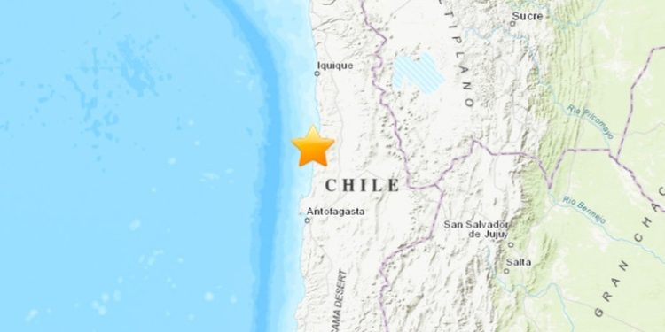 Un sismo de magnitud 6,1 se registra en la región chilena de Antofagasta