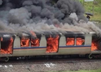 Un vagón del Metro se incendia en el Distrito Federal de Brasil