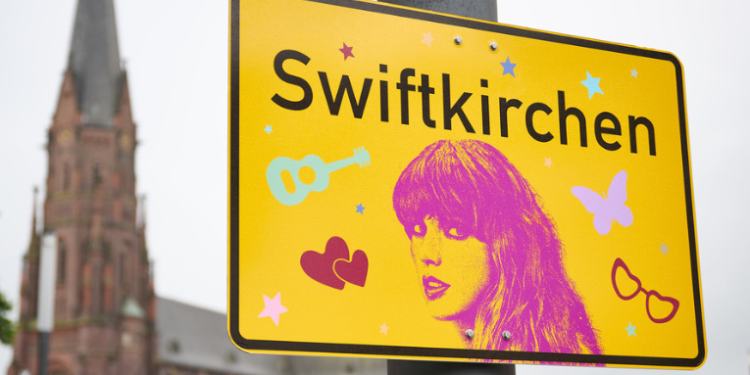 Una ciudad alemana 'cambia' de nombre en honor a Taylor Swift