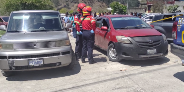 Una persona fallecida y siete heridas, resultado de ataque armado en parqueo de taxis de la zona 12