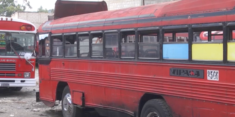 Unidades de transporte público son retiradas