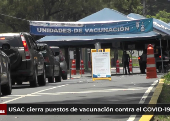 USAC cierra puestos de vacunación contra el COVID-19