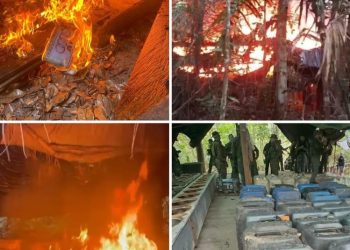 Venezuela destruye 4 campamentos asociados con la producción de cocaína
