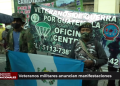 Veteranos militares anuncian manifestaciones para este martes 20 de septiembre