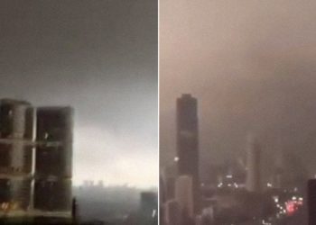 VIDEO: El sol desaparece por casi 5 minutos en Estambul tras el paso de una gigantesca nube negra