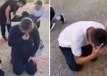 VIDEO: Instructora rocía gas lacrimógeno en los ojos a cadetes de una academia policial en México