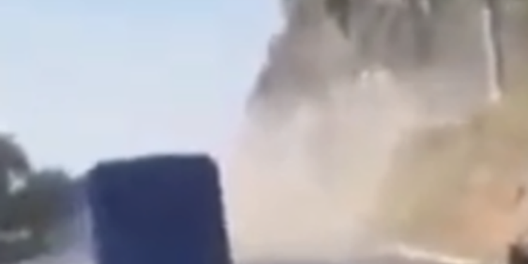 VíDEO: Trailer sin frenos provoca accidente múltiple en autopista Palí­n-Escuintla