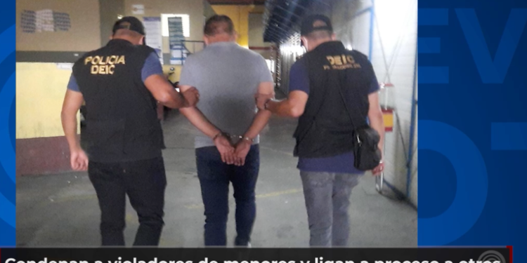 Violadores de menores de edad condenados a 38 años de cárcel