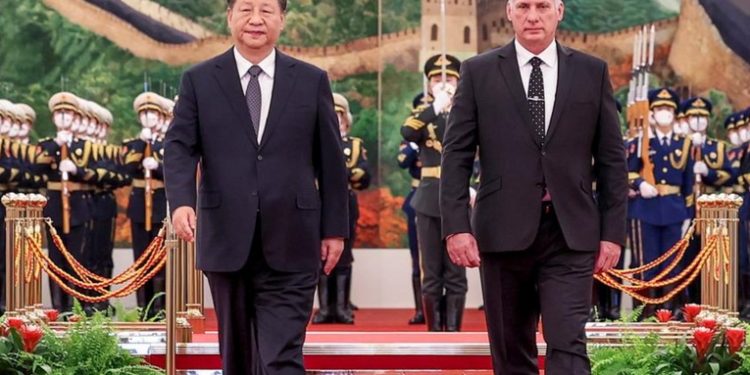 Xi Jinping se reúne en Pekín con el primer ministro de Cuba