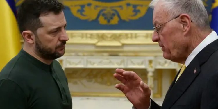 Zelenski recibe al enviado de EE. UU. tras críticas de Trump