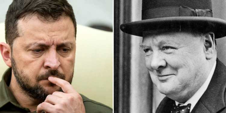 Zelenski tiene miedo de que se repita el fenómeno Churchill en Ucrania
