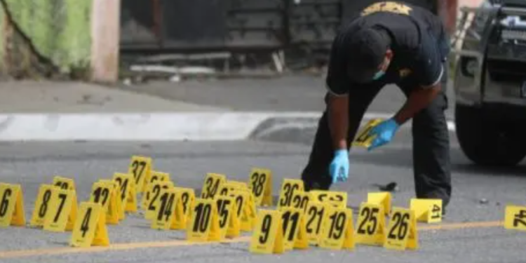 Muertes violentas en el área metropolitana