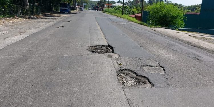 Mal estado de las carreteras