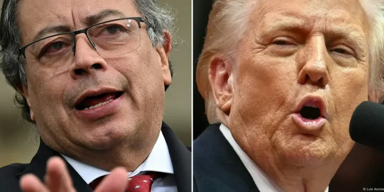 Gustavo Petro y Donald Trump