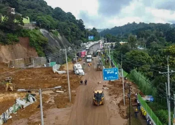 Derrumbe en el kilómetro 24