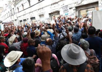 Protestas de exsoldados y expatrulleros