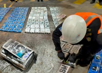 Incautación cocaína Puerto Quetzal