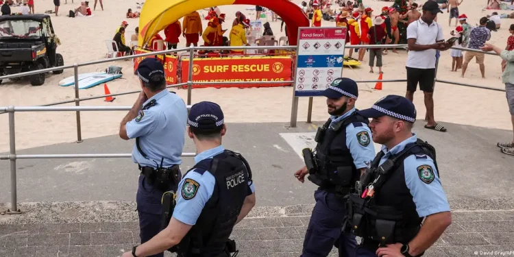 Tiroteo en playa de Australia