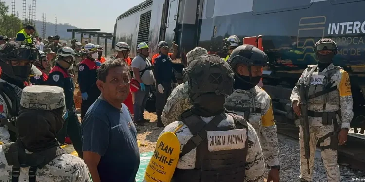 Descarrilamiento del tren en México