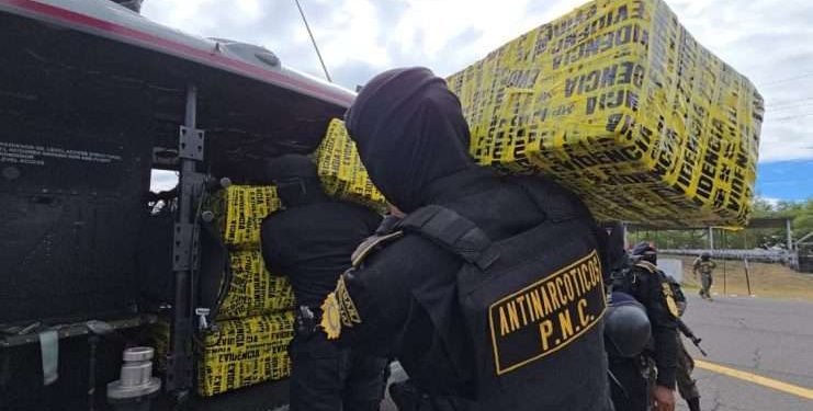 Incautación de cocaína en Puerto Quetzal