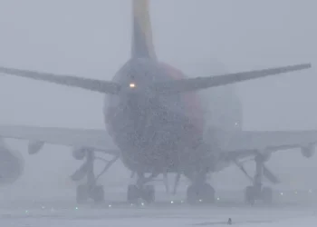 Ola de frío en Frankfurt