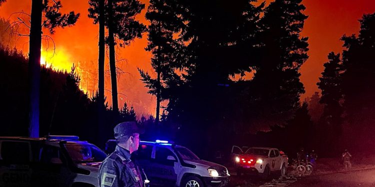 Incendios forestales en Argentina