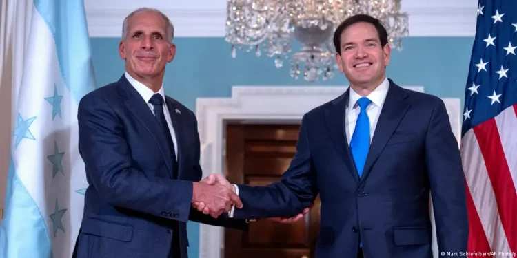 Marco Rubio recibe a Asfura