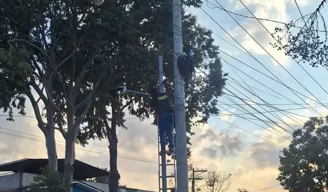 Cámaras ilegales del Barrio 18