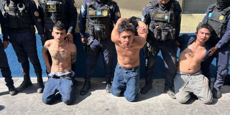 Captura de integrantes del Barrio 18