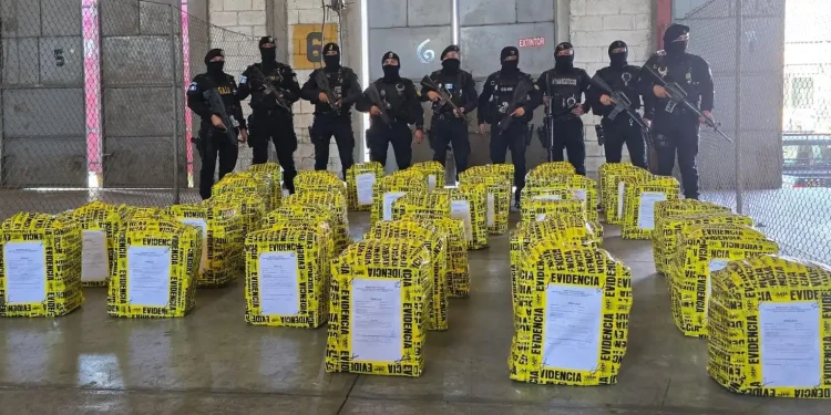 Incautación de cocaína en Puerto Quetzal