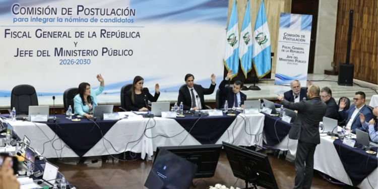 Tabla de gradación para fiscal general