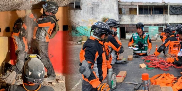 Simulacro de terremoto