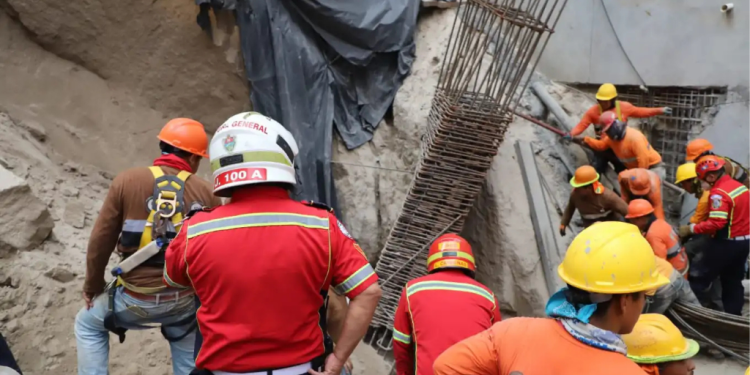 Operativo de rescate en zona 14