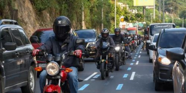 Incremento en uso de motocicletas