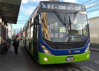 Tarifa del sistema TU BUS en Guatemala queda establecida en Q7.50