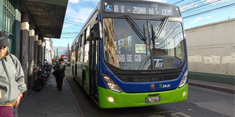 Tarifa del sistema TU BUS en Guatemala queda establecida en Q7.50