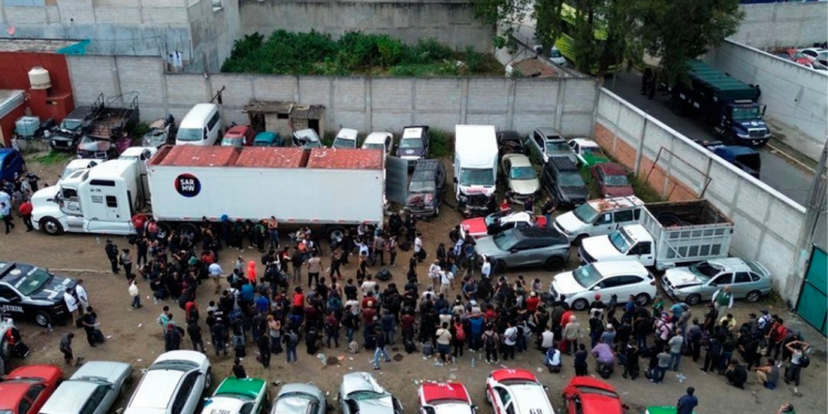 Rescate de migrantes guatemaltecos