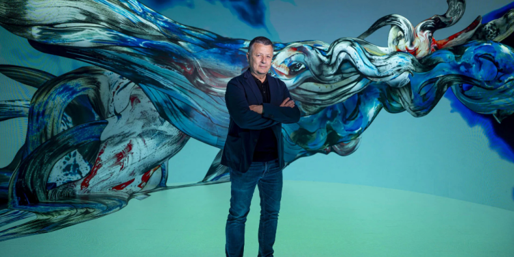 Arte digital datos marinos