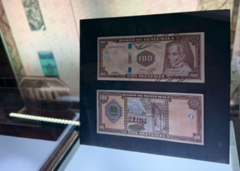 Billete conmemorativo de 100 quetzales
