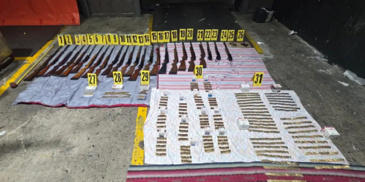 Decomiso de armas en Puerto Santo Tomás