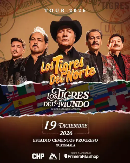 Los Tigres del Norte en Guatemala 2026
