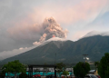 Actividad del volcán de Fuego