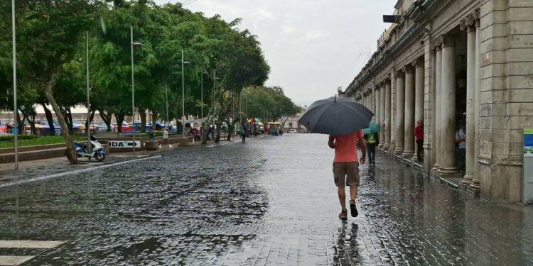 Fuertes lluvias en Guatemala