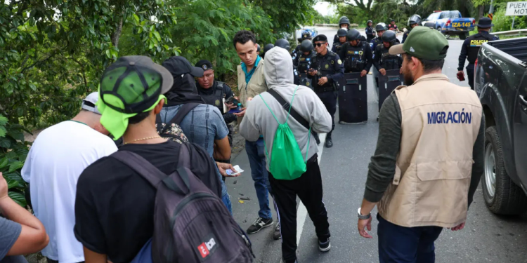 Caravana de migrantes hondureños