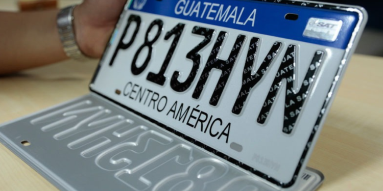 Placas de circulación